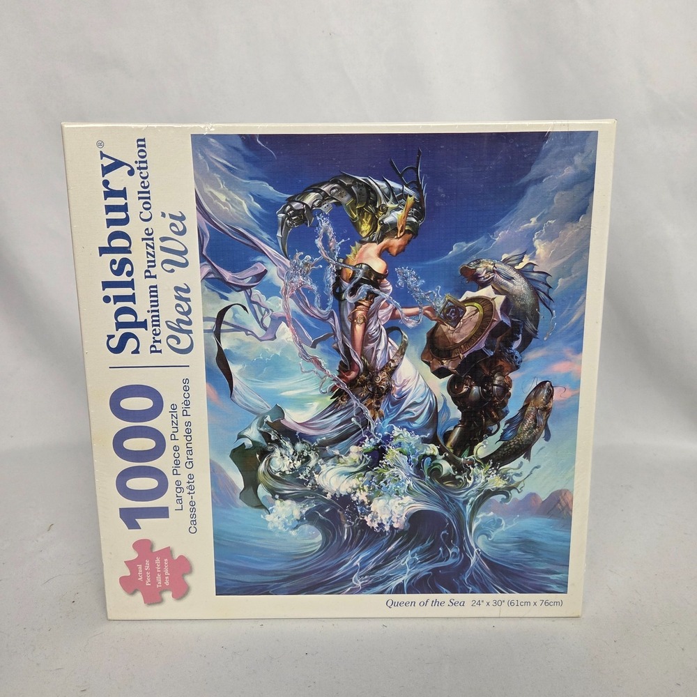 NIB Sealed Spilsbury Chen Wei "Queen of the Sea"‎ 1000 Pc Puzzle 24"x30"